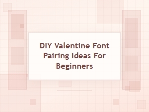 Simple Cute Fonts for Valentine Diy