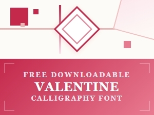 Find a Lovely Valentine Calligraphy Font to Download