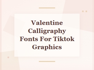 Craft Love with Modern Valentine Calligraphy Fonts